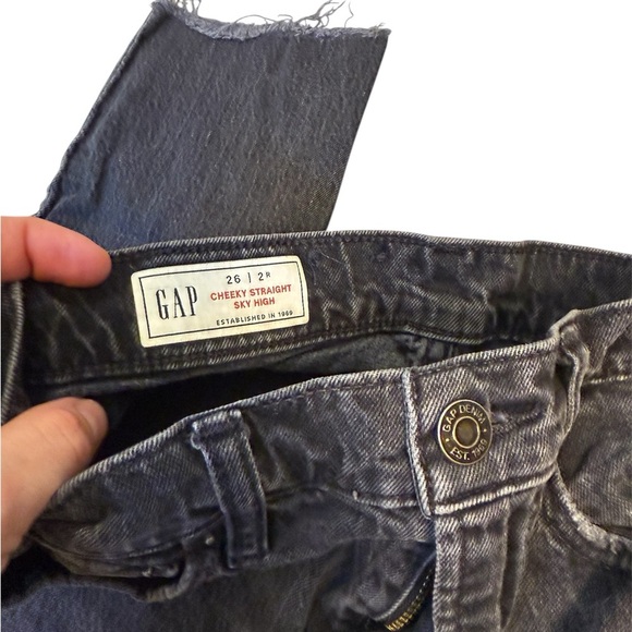 GAP Charcoal Cheeky Straight Jeans - Picture 6 of 6